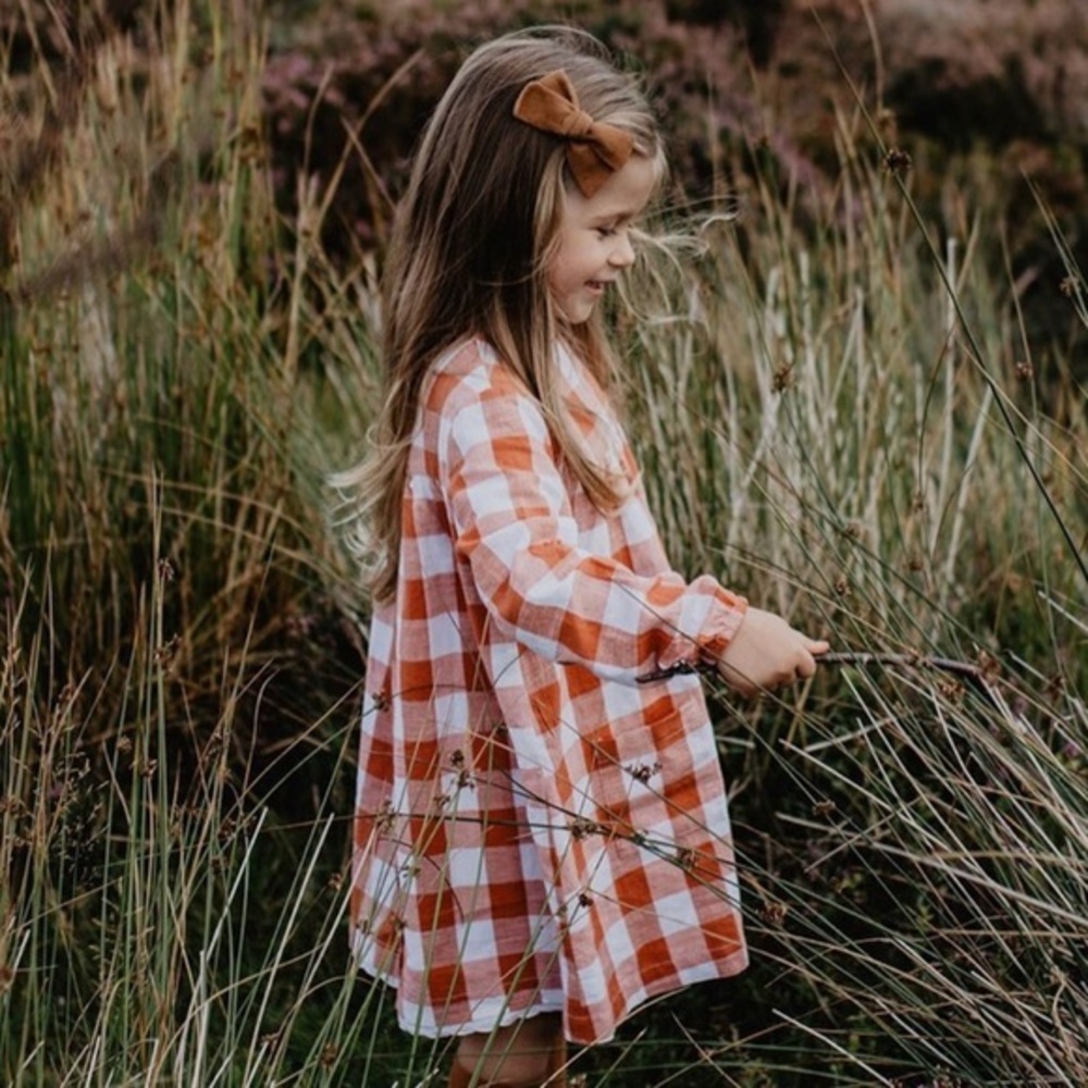 Beautiful Little Cotton Clothes, Baby/Toddler Gingham Dress